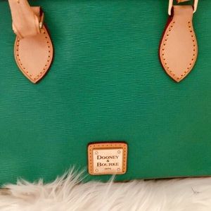 SOLD Dooney & Bourke Textured Leather Zip Satchel